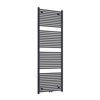 Handdoekradiator Best Design Zero Recht 180x60 cm Zwart - thumbnail