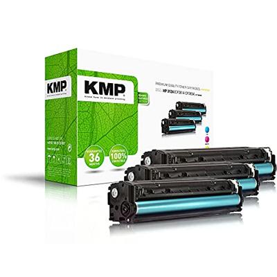 KMP Toner vervangt HP HP 312A (CF381A, CF383A, CF382A) Compatibel Combipack Cyaan, Magenta, Geel 2700 bladzijden H-T189CMY 2528,0030