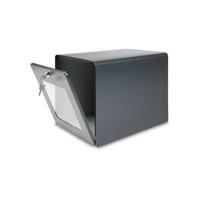 Brievenbus Burg-Wachter Grijs Antraciet Roestvrij staal Kristal Gegalvaniseerd staal 28 x 36,5 x 31 cm - thumbnail