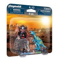 Playmobil® Dragons 70693 duo pack velociraptor vs stroper - thumbnail