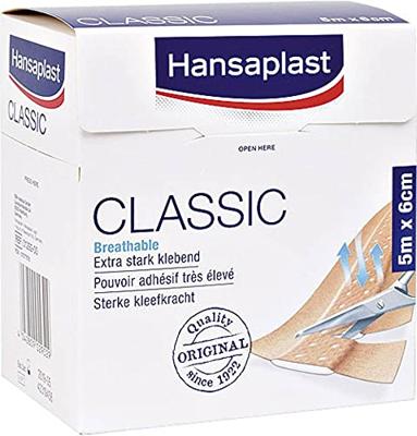 Hansaplast KB.T4107.001 Pleister 5 m x 6 cm