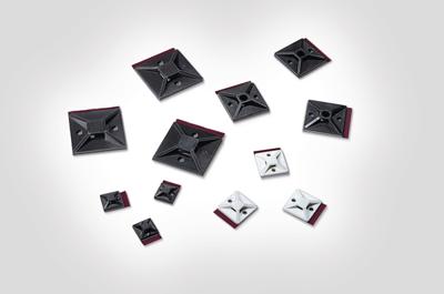 HellermannTyton MB4APT-I-PA66-BK Bevestigingssokkel Zelfklevend 151-01559 Halogeenvrij Zwart 1 stuk(s)