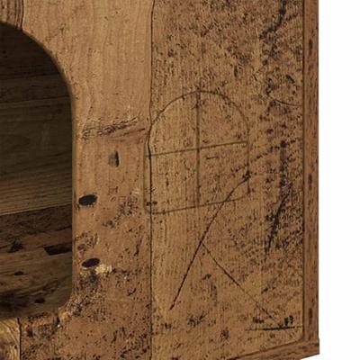 Kattenhuis Oudhout 51 x 30 x 52 cm Bewerkt hout