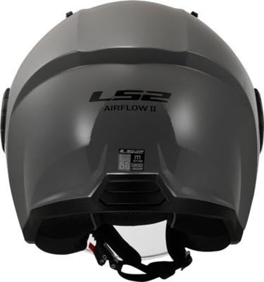 LS2 "of616 airflow ii solid" jethelm helmet of616 airfl.ii solid 3xl nardo grey