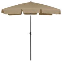 VidaXL Strandparasol 180x120 cm taupe - thumbnail