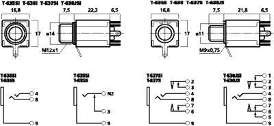 Monacor T-637SI 6.3 mm Jackplugstekker
