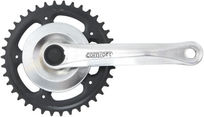 Amar crankstel crankset 4-edge 38t 170mm b/sil.