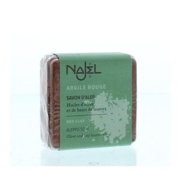 Najel Aleppo Aleppo zeep scrub rode klei 100 Gram