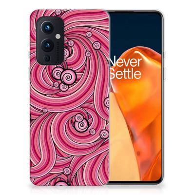 OnePlus 9 | Hoesje maken | Swirl Pink