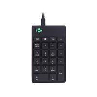 R-Go Tools Numeriek toetsenbord R-Go Numpad Break, ergonomisch numeriek toetsenbord met pauzesoftware, bedraad, zwart - thumbnail