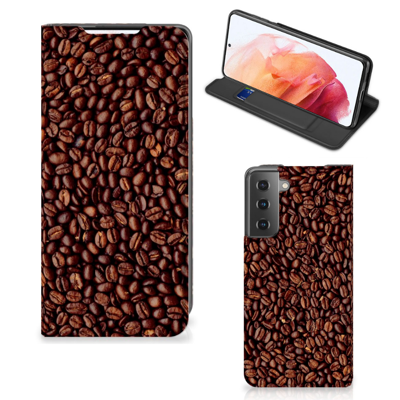 Samsung Galaxy S21 | Flip Style Cover | Koffiebonen
