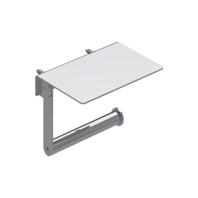 Toiletrolhouder IVY Met Planchet Chroom Toiletrolhouder IVY Met Planchet Chroom