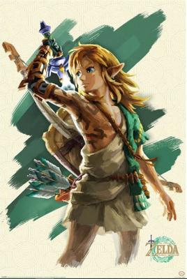 Poster The Legend of Zelda - Tears of the Kingdom Link Unleashed 61x91,5cm Poster The Legend of Zelda - Tears of the Kingdom Link Unleashed 61x91,5cm