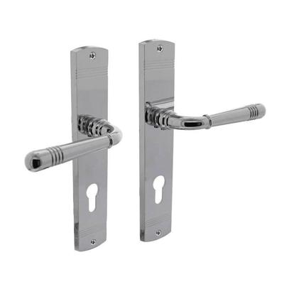 Intersteel Deurklink Helena op schild profielcilindergat 55mm chroom