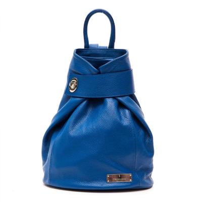 TRUSSARDI D66TRC1022-BLUETTE Dames Handtas Leer Blauw 140mmx360mm TRUSSARDI D66TRC1022-BLUETTE Dames Handtas Leer Blauw 140mmx360mm