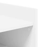 Schoenenkast 74,5x37,5x100 cm bewerkt hout wit - thumbnail