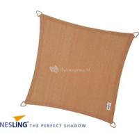 Nesling Coolfit schaduwdoek vierkant zand 3.6 x 3.6 x 3.6 meter - thumbnail