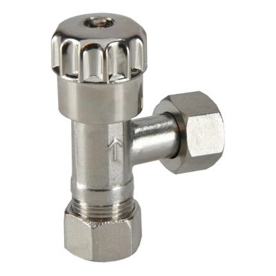 Wiesbaden Hoekstopkranen 3/8x12 Knel Chroom