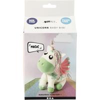 Silk Clay Funny friends, unicorn, groen, 1 doos - thumbnail