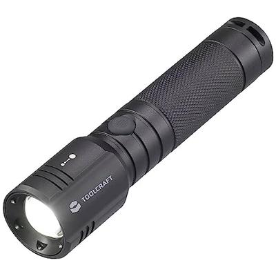 TOOLCRAFT TO-7838451 Zaklamp werkt op batterijen SMD LED Verstelbaar 300 lm 12 h 121 g TOOLCRAFT TO-7838451 Zaklamp werkt op batterijen SMD LED Verstelbaar 300 lm 12 h 121 g