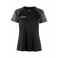 Craft 1912726 Squad 2.0 Contrast Jersey W - Black/Granite - M - thumbnail