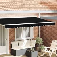 Markies Valance Zwart 3.8 x 0.2 m Canvas - thumbnail
