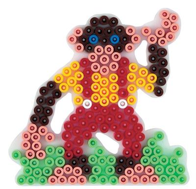 Hama Strijkkralen Grondplaat Aap Wit Hama Strijkkralen Grondplaat Aap Wit