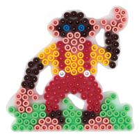 Hama Strijkkralen Grondplaat Aap Wit - thumbnail