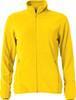 SALE! Clique 023915 Basic Fleece Jacket Ladies - Lemon - Maat S/36 - thumbnail