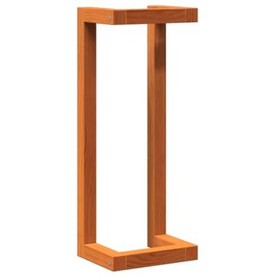 VidaXL Handdoekenrek 23x18x60 cm massief grenenhout wasbruin