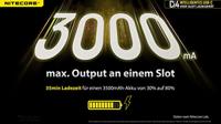 NiteCore CI4 Batterijlader Li-ion, NiCd, NiMH 10440, 14500, 14650, 16500, 16340, 16650, 17350, 17500, 17650, 17670, 18350, 18490, 18500, 18650, 18700, 21700, - thumbnail