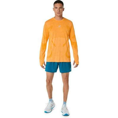 ASICS Road Longsleeve 5'' Short Set Heren