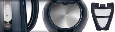 MPM MCZ-85/G1 waterkoker 1,7 l 2200 W Zwart - thumbnail