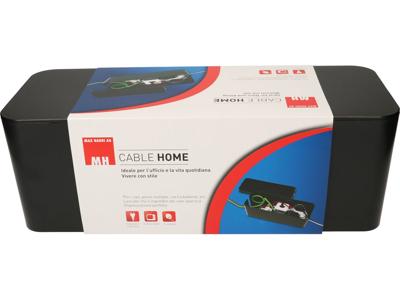 Max Hauri 126729 Kabelbox Rubber Zwart (l x b x h) 40 x 15.5 x 13.5 cm 1 stuk(s)