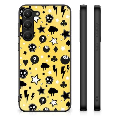 Telefoonhoesje Samsung Galaxy S23 Plus Punk Geel