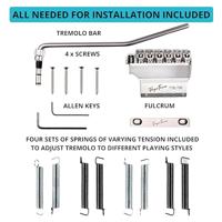 VegaTrem VT1 UltraTrem 2-Points Stainless Steel Left-Handed brug voor elektrische gitaar - thumbnail