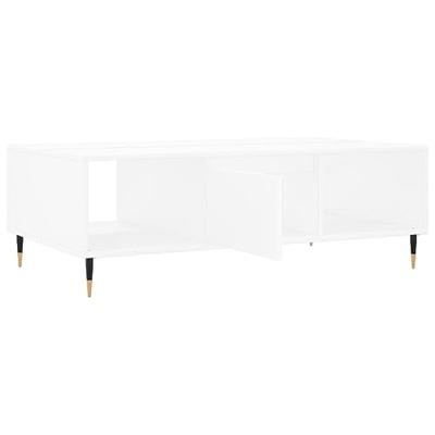 Salontafel 104x60x35 cm bewerkt hout wit