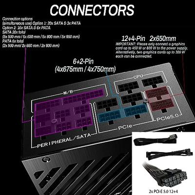 LC Power LC1200P2 V3.1 Platinum PC-netvoeding 1200 W ATX 80 Plus Platinum LC Power LC1200P2 V3.1 Platinum PC-netvoeding 1200 W ATX 80 Plus Platinum