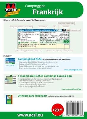 Acsi ACSI Campinggids Frankrijk 2026