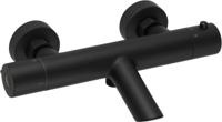 Saqu Eurotrend badkraan thermostatisch mat zwart - thumbnail