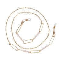 LGT JWLS goudkleurige Zonnebrilkoord voor Dames - met Parelaccenten - thumbnail