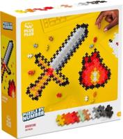Plus-Plus puzzle by number zwaard: 250 stuks (3910) - thumbnail