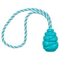 Trixie jumper kegel aan touw super strong tpr petrol - thumbnail
