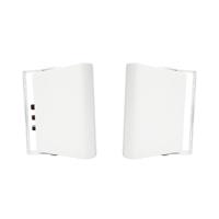 TooQ TQOWS-01W zelfversterkende wandluidspreker, RMS vermogen: 2x30W, frequentie: 70HZ-16KHZ, 2xRCA 1x Jack 3.5, volumeregelaar, wit - thumbnail