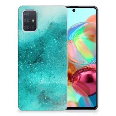Smartphone hoesje Samsung Galaxy A71 Painting Blue