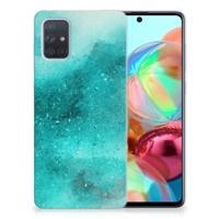 Smartphone hoesje Samsung Galaxy A71 Painting Blue - thumbnail