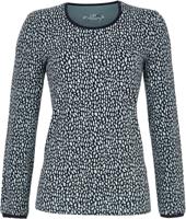 Speelse vlekken pyjamashirt groen - thumbnail