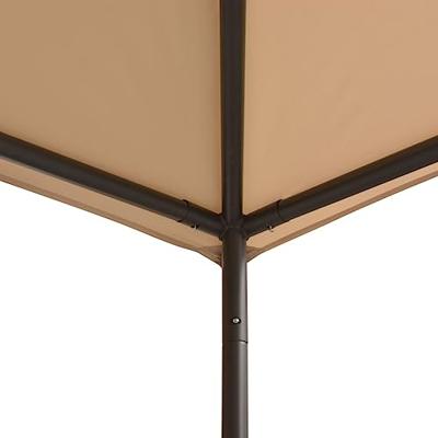 Prieel 3x3 m staal beige Prieel 3x3 m staal beige