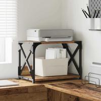 VidaXL Printerstand oud hout 44 x 26 x 31,5 cm bewerkt hout - thumbnail