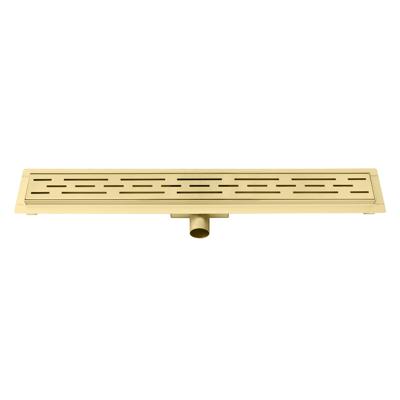 Best Design Douchegoot Nancy Met Flens 80x7x7 cm RVS Mat Goud Best Design Douchegoot Nancy Met Flens 80x7x7 cm RVS Mat Goud